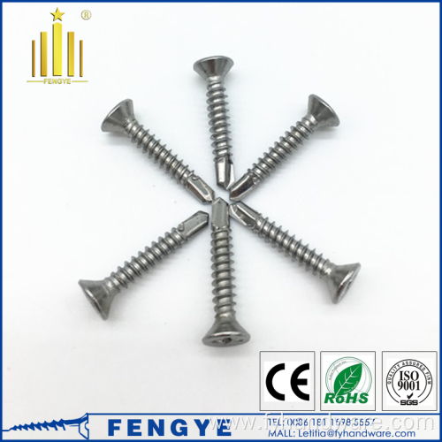 ss410 Phillip CSK Head Self Drilling Window Screws